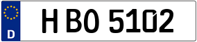 Truck License Plate